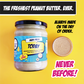 Natural Peanut Butter - Unsweetened, Smooth with Whey Protein